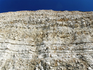 acantilado blanco de caliza