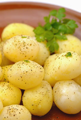 Boiled potatoes