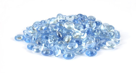 Blue marble for floral accents