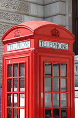 London red telephone box