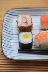 Different sorts of sushi