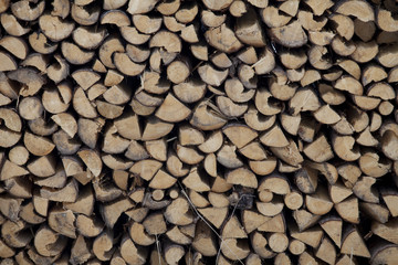 gestapeltes Holz