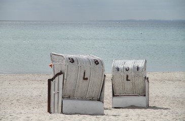 Strandkörbe an der Ostsee