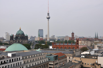 Fototapeta na wymiar blick über berlin