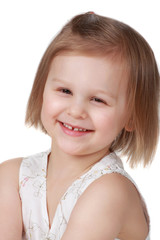 cute little blond girl