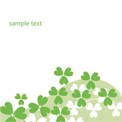 Abstract flowers background with place for your text