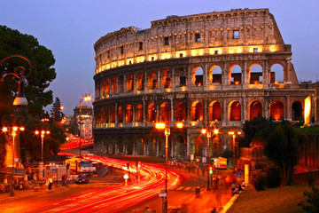 Fototapeta na wymiar Rome colisseum
