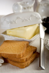 toast and butter  breakfast - toast e burro  colazione