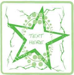 vector star blank for your text