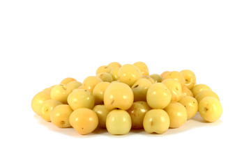 Sweet yellow cherries