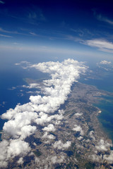 空から見た大地
