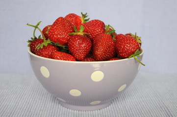 Erdbeeren in einer Schüssel