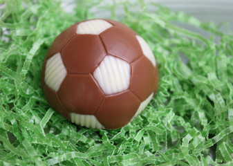 Pallone da calcio di cioccolato