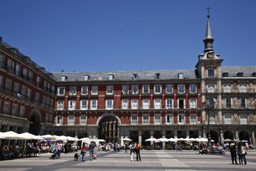 Naklejka premium Plaza Mayor de Madrid