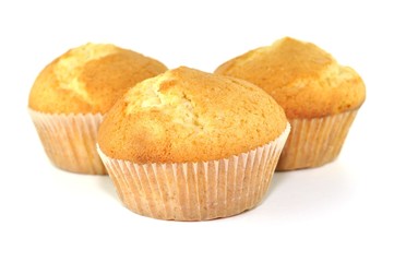 Drei Muffins