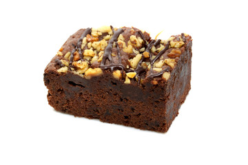 cake truffle with black chocolate sauce