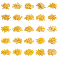 Pasta di grano duro, 25 formati