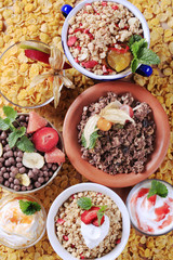 Variety of breakfast cereal