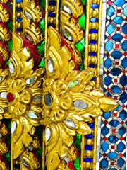 Thai traditional sculpture in temple