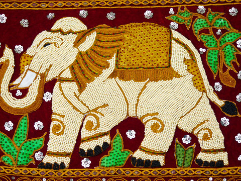 elephant ob canvas