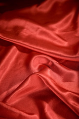 Elegant and soft red satin
