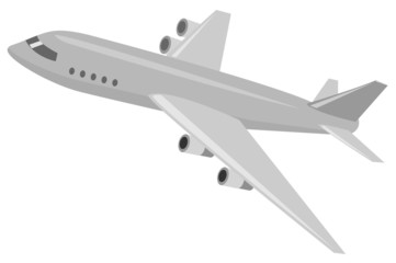 Vector illustration of airplane