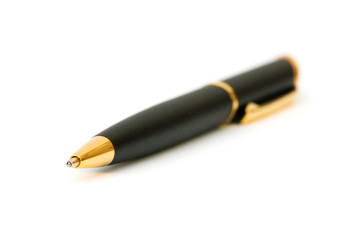Writing pen isolated on the white background