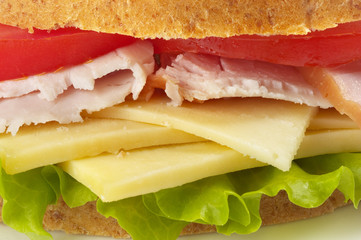 Ham sandwich background