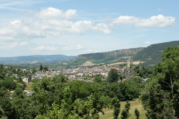 Fototapeta na wymiar Village de Chanac,Lozère