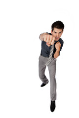 Fototapeta premium Athletic Businessman