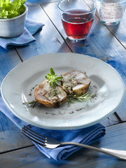 lapin à la porchetta