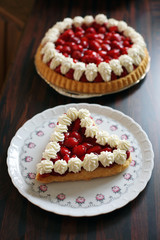 Erdbeerkuchen Herzform