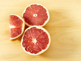 Fototapeta na wymiar Delicious grapefruits