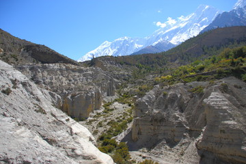 Himalaya and Blue Sky