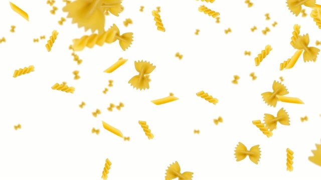 Pasta falling