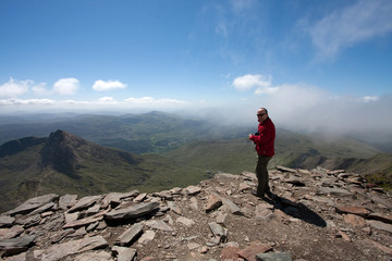 Obraz premium View from the top of Snowdon