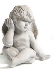 Guarding angel statue