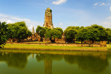 ruins of temple, Ayutthaya, Thailand