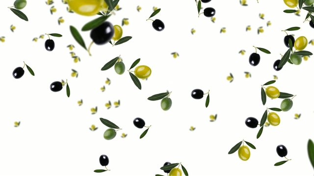 Olive falling