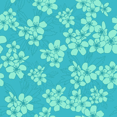 seamless texture with buttercups