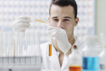 young scientist in lab