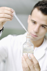 young scientist in lab
