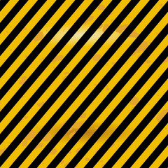 Grunge black and yellow Industrial warning surface