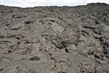 cold volcanic flow in detail