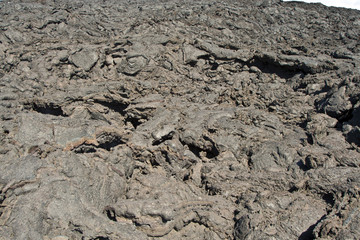 cold volcanic flow in detail