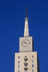 Skyscraper with clock