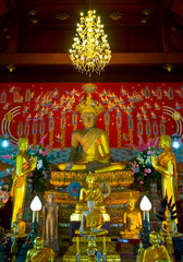 The Buddha status at Ayuttaya