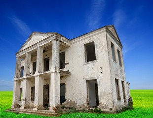 old abandoned castle