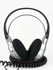 Fototapeta na wymiar Surround headphones on white