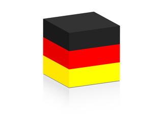 german flag on box